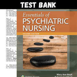 latest 2023 essentials of psychiatric nursing 2nd edition by boyd test bank |  all chapters