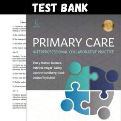 latest 2023 primary care, interprofessional collaborative practice, 6th edition buttaro test bank |  all chapters