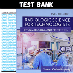 latest 2024 radiologic science for technologists 12th edition by bushong test bank | all chapters