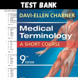 latest 2024 terminology a short course 9th edition by davi ellen chabner test bank | all chapters