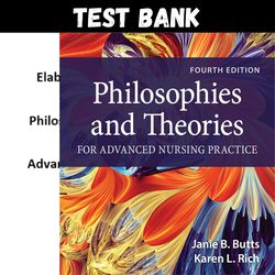 latest 2024 philosophies and theories for advanced nursing practice 4th edition butts rich test bank | all chapters