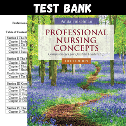 latest 2024 professional nursing concepts competencies for quality leadership 5th edition fink test bank | all chapters