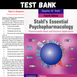 latest 2024 stahl's essential psychopharmacology 4th edition test bank | all chapters