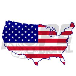 united states map svg, american map svg, 4th of july svg digital file