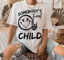 somebodys feral child svg png funny kids svg