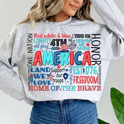 america png, 4th of july png, digital download, bright doodle, dalmatian dots, independence day png, mom shirt design, 1