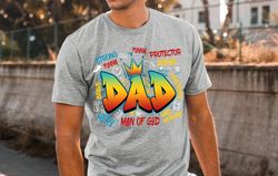 dad png, dad graffiti png png, father's day png, king dad png, graffiti father shirt, best dad ever, man of god png, her