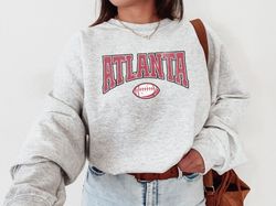 Atlanta Crewneck Sweatshirt, Vintage Style Shirt, Atlanta Tailgating Tshirts, Gifts for Sports Fans, Womens Sweater, Foo