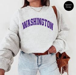 Washington Logo Vintage Shirt, Washington Sweatshirt, Washington Sweater Women, Womens Washington Sweatshirts, Washingto