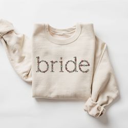 bride sweatshirt, bridal shower gift, wedding sweatshirt, fiance sweatshirt, engagement gift, gift for bride, wedding gi