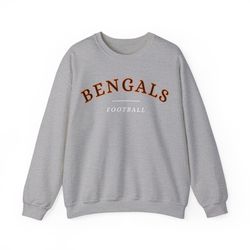 Cincinnati Bengals Comfort Premium Crewneck Sweatshirt, vintage, retro, men, women, cozy, comfy