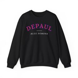 DePaul Comfort Premium Crewneck Sweatshirt, vintage, retro, men, women, cozy, comfy, gift