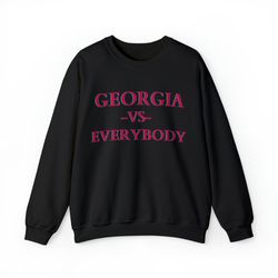 Georgia Vs Everybody Comfort Premium Crewneck Sweatshirt, vintage, retro, men, women, cozy, comfy, gift