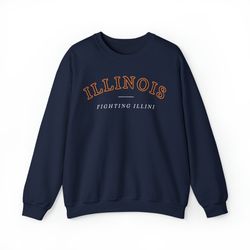 Illinois Comfort Premium Crewneck Sweatshirt, vintage, retro, men, women, cozy, comfy