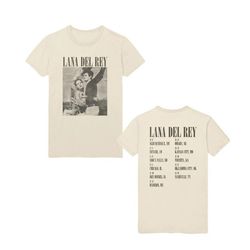 lana del rey norman rockwell tour t-shirt mlana del rey uo exclusive album tee, lana del rey tour 2022 gifft for men wom