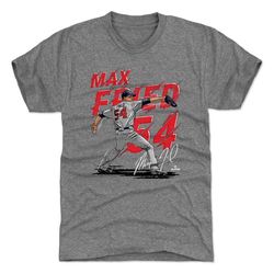 max fried men's premium t-shirt - atlanta baseball max fried player name wht