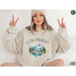 Colorado Sweatshirt, Colorado Crewneck, CO Home State Pride, Moving to Colorado Gift, Mountain Sweatshirt, Colorado Love