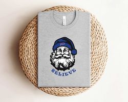 santa claus believe buffalo football teamshirt