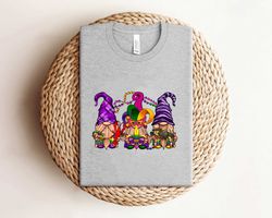 Mardi Gras Gnome Funny Festival Shirt