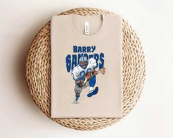 barry sanders detroit football player shirt