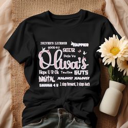 Retro Olivia Songs Guts World Tour Shirt