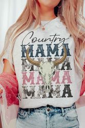 country mama graphic tee, graphic shirt, mother's day shirt, mother's day sweatshirt, mother's day gift, gift for mom, m