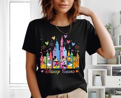 friends trip shirt, castle shirt, family vacation shirt, holiday cartoon shirt, castle group shirt, vacation 2024 shirt