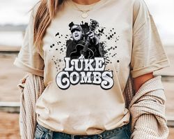 retro luke combs 2024 tour shirt, luke combs shirt, country music shirt, western shirt, cowboy combs shirt, cowgirl tee,