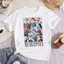 melanie martinez the trilogy tour 2024 t-shirt, melanie martinez graphic shirt, melanie merch, melanie fan gift shirt, m