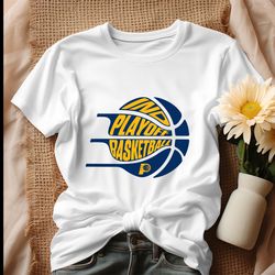 indiana pacers 2024 nba playoffs game 6 gold out shirt