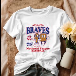 atlanta braves national league baseball since 1966 shirt