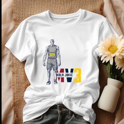 nikola jokic mv3 denver nuggets basketball player shirt