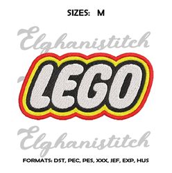 logo of lego embroidery design file / embroidery design. machine embroidery pattern,