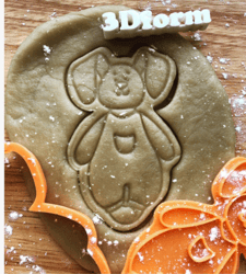 easter bunny cookie cutters custom stamp cookie cutter for cake topper gingerbread cookie embosser silicone mold