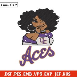 evansville purple girl embroidery design, ncaa embroidery, embroidery design, logo sport embroidery,sport embroidery