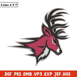 fairfield stags design embroidery design, ncaa embroidery,sport embroidery,logo sport embroidery,embroidery design