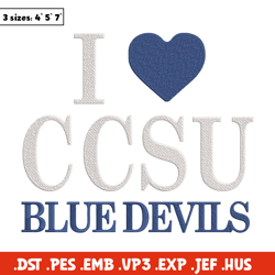 i love blue devils embroidery design, ncaa embroidery, embroidery design, logo sport embroidery, sport embroidery