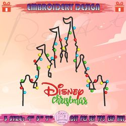 disney christmas embroidery design, disneyland embroidery, mickey christmas embroidery design, machine embroidery designs