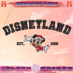 disneyland embroidery design, christmas mickey minnie embroidery, mickey christmas embroidery design, machine embroidery designs