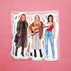 friends stickers with outfits