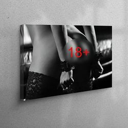 3d canvas, 3d wall art, canvas wall art, bedroom canvas canvas, sexy canvas, erotic art, woman nude canvas canvas, sensu