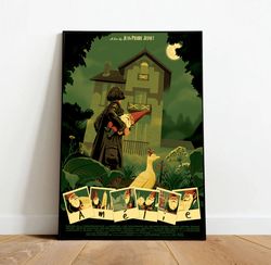 amelie canvas, canvas wall art, rolled canvas print, canvas wall print, movie canvas