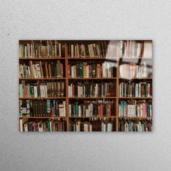 mural art, glass, tempered glass, library photo wall art, library glass wall art, abstract glass, library photo glass pr