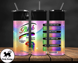 bitch spray, bitch be gone 20oz tumbler wrap png file for sublimation, rainbow bitch spray, tumbler png 01