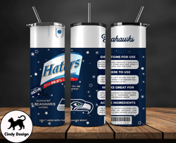 seattle seahawks haters be gone tumbler png, nfl teams, nfl logo 14