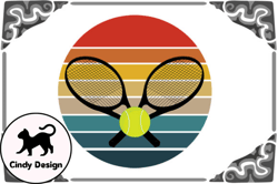 tennis retro vintage  design 49