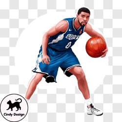 basketball player holding basketball png design 57