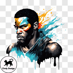 colorful basketball player illustration png design 88