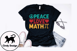 peace love math vintage math design design 239