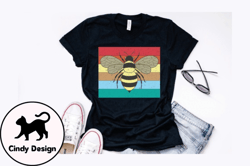 vintage style bee design design 243